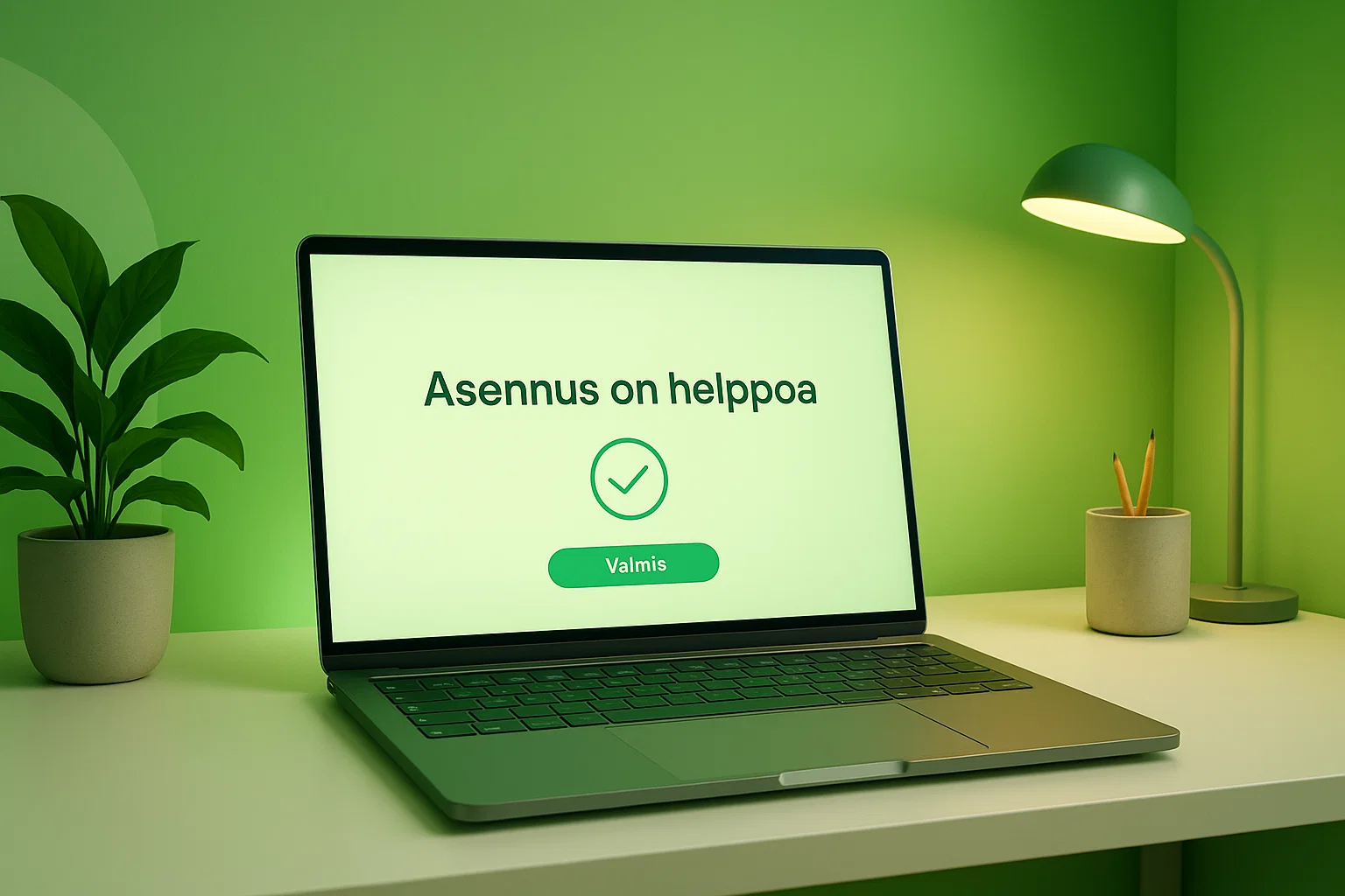 Helppo käyttöönotto taustakuva